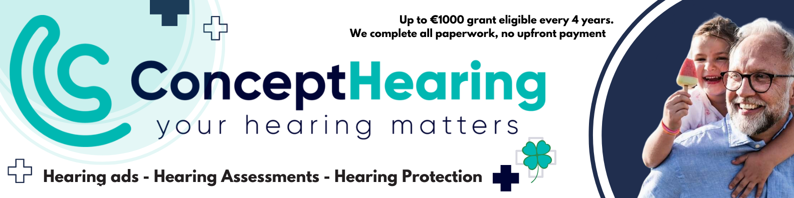 concept hearing banner midletion hearing aids and appointments